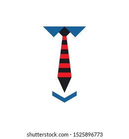 tie logo vector template design