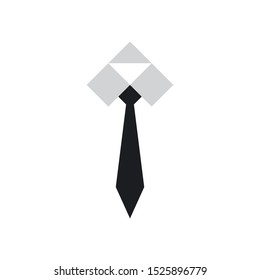 tie logo vector template design