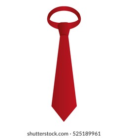 tie male fashion isolated icon