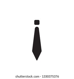 Tie man vector icon flat