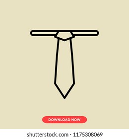 Tie modern vector style. Tie icon concept. Tie icon for web and app. 