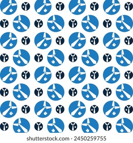 Tie noticeable trendy multicolor repeating pattern vector illustration background design