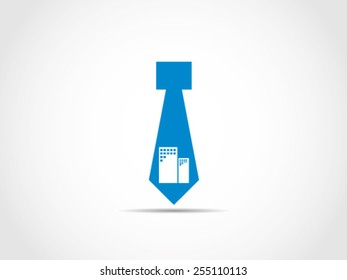 Tie Office Employee Worker