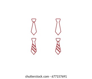 tie outline icon I