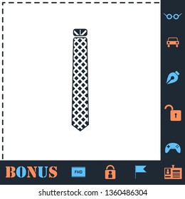 Tie. Perfect icon with bonus simple icons