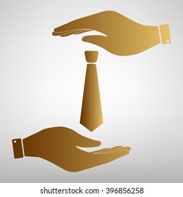 Tie sign Golden Effect.