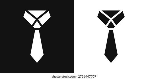 Tie Simple and clear vector icon illustrating an essential idea or function