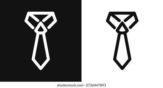 Tie Simple and clear vector icon illustrating an essential idea or function