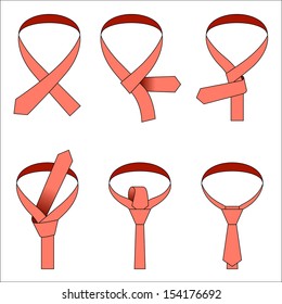 Tie - Simple Knot (Instruction); EPS8