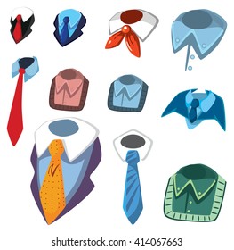 Manâ??s tie in some foreshortening. Ties set on white. Tie isolated.