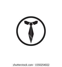 tie suit Icon Vector Illustration logo and symbol