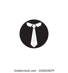 tie suit Icon Vector Illustration logo and symbol