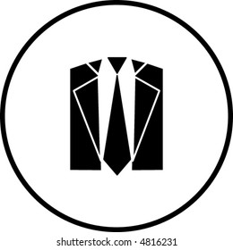 tie and suit symbol