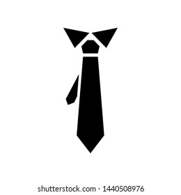 Tie symbol vector icon illustration