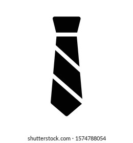 tie vector glyph flat icon 
