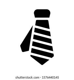 tie vector glyph flat icon 