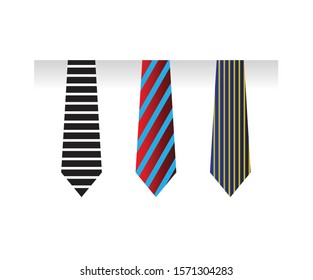 Tie vector graphic trendy design 