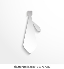 Tie. Vector icon.