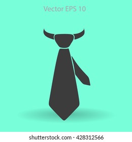 tie vector icon
