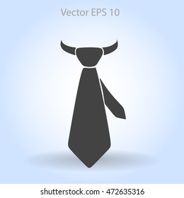 tie vector icon