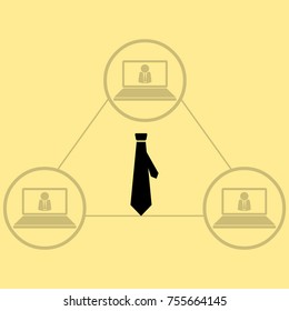 tie. vector icon
