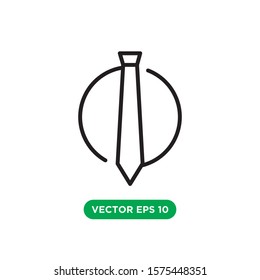 tie vector icon design concept