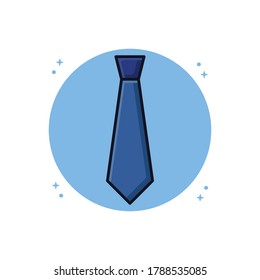 Tie Vector Icon. Employment Person Symbol. Corporate and Businessman Icon Stuff