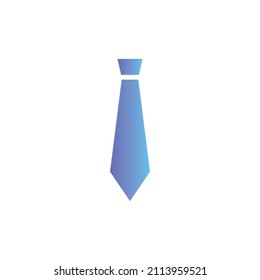 Tie vector icon with gradient