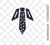 Tie vector icon isolated on transparent background, Tie logo concept