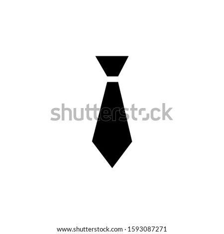 Tie Vector Icon on white background. Illustration for design