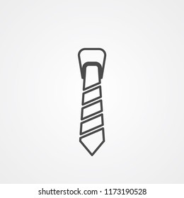 Tie vector icon sign symbol