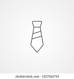 Tie vector icon sign symbol