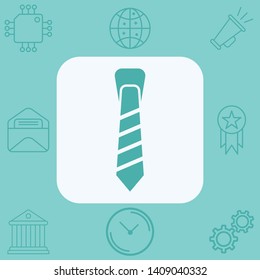 Tie vector icon sign symbol