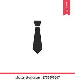 Tie vector icon, simple sign for web site and mobile app.