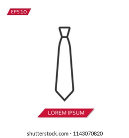 tie vector icon symbol