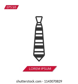 tie vector icon symbol