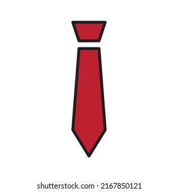 tie vector icon for website symbol presentation