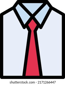 Tie Vector illustration on a transparent background.Premium quality symmbols.Stroke vector icon for concept and graphic design.