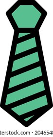 icono de color de línea de vector