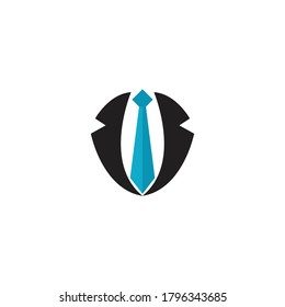 Tie vector template design illustration