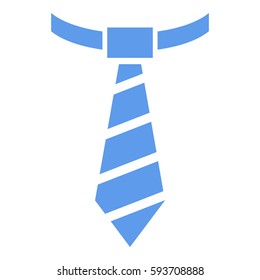 Tie Work icon- Flat design, glyph style icon - Colored