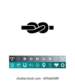 Tied knot icon