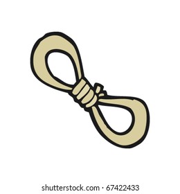 tied rope cartoon