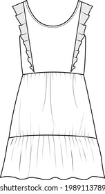 tiered dress, lace anglaise detail dress