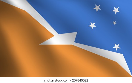 Tierra Del Fuego Province Argentina flag