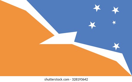 Tierra Del Fuego Province Argentina flag