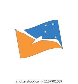 Tierra del Fuego Province- vector illustration