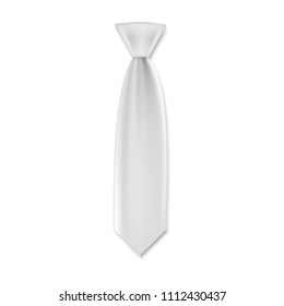 ties for men template isolated on white background