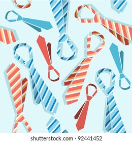 Ties with stripes (continuous background)