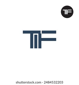 TIF-Logo-Buchstabe Monogram Design